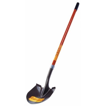 SEYMOUR MIDWEST DuraLite Round Point Shovel, 43 in L Fiberglass Handle SE309748